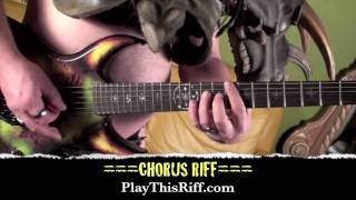 GWAR guitar lesson for PlayThisRiffcom [upl. by Mok]