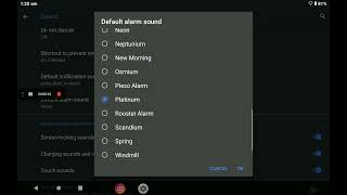Android alarm tones default party 1 [upl. by Ahsinid]