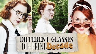 Different Glasses Different Decade  Vintage Glasses LookbookHaul [upl. by Mannos202]