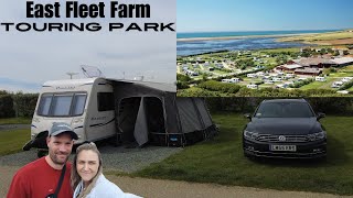 Our stay at our first affiliated site East Fleet Farm Touring Park Weymouth [upl. by Neddy]