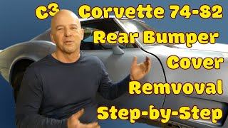 19741982 C3 Corvette Rear Bumper Cover Removal StepByStep [upl. by Brentt]