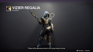 Destiny 2 Vizier Regalia from trials chest [upl. by Stoffel]