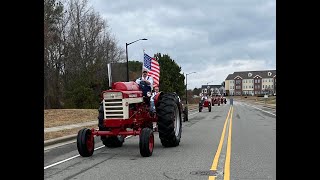 2023 Rolesville NC CHRISTmas Parade farmall51 tractor christmasparade farmall Parade [upl. by Haily]