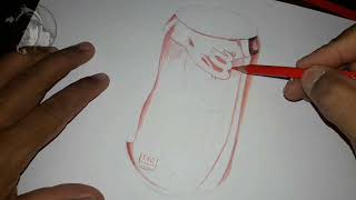 como desenhar latinha de coca cola em 3D [upl. by Clarisse]