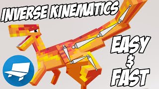 EASY Inverse Kinematics in Blockbench [upl. by Annaiuq773]