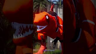 Jurassic World Evolution Final Fight  Red Dracodentitan vs Indominus REX amp MEGALODON dinosaur [upl. by Jozef646]