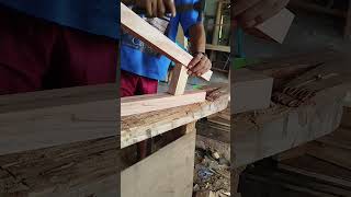 Membuat kaki kurai panjang woodworking karyadarikayu wood kerajinankayu diy woodwork [upl. by Ikairik]