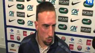 Ribéry quotJe comprends les siffletsquot [upl. by Hgieliak]