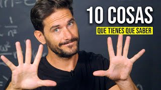 10 COSAS FUNDAMENTALES que tienes que saber sobre Física [upl. by Outlaw]