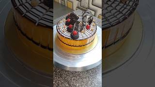 birthday cake  multi colour cake  half kg cake design  beautiful Butterscotch cake shorts cake [upl. by Poirer]