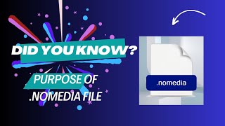 Discover the Purpose of nomedia Files Tamil nomedia file didyouknow hideunnecessaryfiles [upl. by Wyndham]