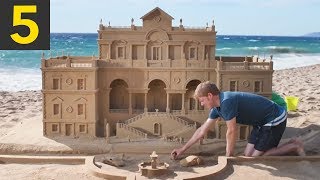 Top 5 Impressive Sand Castles [upl. by Drawdesemaj138]