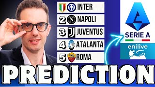 🇮🇹 PREDICTION sulla classifica di SERIE A 202425 [upl. by Dionysus]