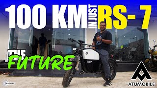 Atum 10 Electric Bike Review  ⚡ 100km Range in Single Charge  Atum 10 Price in Kolkata [upl. by Stratton]