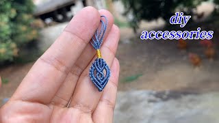 diy accessories｜accessories for bracelets and necklace clasps｜knot tutorial2 [upl. by Roede601]