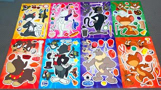 🐾paper diy🐾Decorate with Sticker Book🐱Tom amp Jerry🐭asmr paperdiy tomandjerry [upl. by Daahsar]