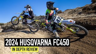 Our HONEST Opinions on the 2024 Husqvarna FC 450  In Depth [upl. by Ydnik131]