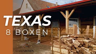 Stall das Modell TEXAS  8 Boxen  Pferdestall [upl. by Llebyram]