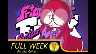 FNF VS Peculiar Colours FULL WEEK Mod Gameplay [upl. by Ellissa]