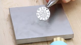 How to Attach Jump Rings to Jewelry Pieces  ImpressArt Techniques [upl. by Philoo]