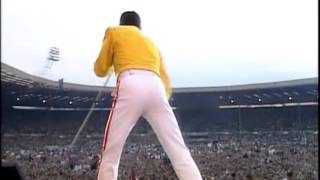 Queen  One Vision Live at Wembley [upl. by Sueaddaht]