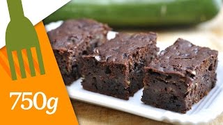 Recette de Gâteau au chocolat et à la courgette  750g [upl. by Nayek]