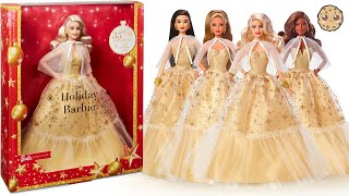 NEW 2023 Christmas Holiday Barbie Dolls [upl. by Atterbury]