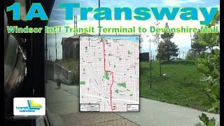 1A Transway  Transit Windsor 2013 NFI XD40 632 Windsor Intl Transit Terminal to Devonshire Mall [upl. by Oster436]