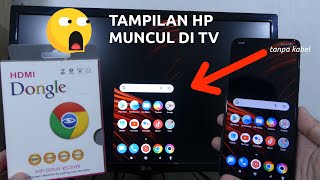 Cara Setting HDMI Dongle Anycast  Menghubungkan HP Ke TV Tanpa Kabel [upl. by Ernesto660]