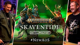 Warhammer Age of Sigmar Skaventide Battle Report  Warhammer [upl. by Eenalem]