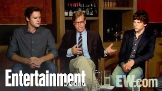 The Social Network Cast Interview Part 2 of 5  Entertainment Weekly [upl. by Karilla]