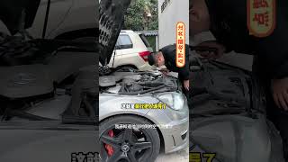 奔驰AMG C63发动机故障灯亮，报混合气过浓 MercedesBenz AMG C63 engine fault light comes on the mixture is too rich [upl. by Rooker]