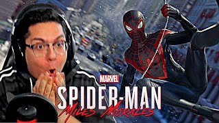 SPIDERMAN MILES MORALES PS5 REVEAL TRAILER REACTION [upl. by Lyndes50]