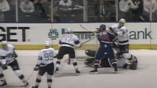 Oilers  Kings 041891  Game 1 Smythe Division Finals 1991 [upl. by Galven]