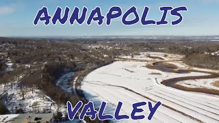 Annapolis Valley Nova Scotia  A Winter Day Trip [upl. by Enohpesrep]