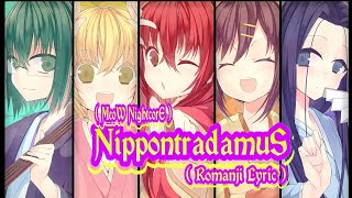 Nightcore Extended  Nippontradamus   日本トラダムス  じょしらくエンディング    Romaji Lyric [upl. by Eeroc873]