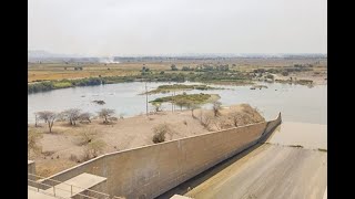 Piura Reservorio luce casi seco y podrían quedarse sin agua en un mes [upl. by Ahen]