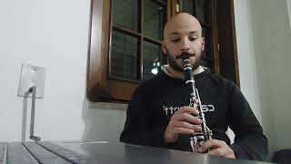 Taxi driver  theme  clarinet cover [upl. by Anale674]