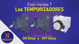 Como Funciona un Temporizador On Delay y OFF Delay  Explicado con Animaciones [upl. by Neelloj]