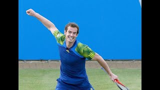 Andy Murray hits Ivan Lendl really hard [upl. by Ellegna]