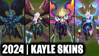 Kayle  All Skins 2021  League of Legends [upl. by Leal238]