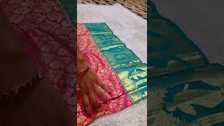 Kanchipuram 100 Pure Handwoven 1G Premium Quality Bridal Korvai Pattern Silk Sarees [upl. by Wivina]