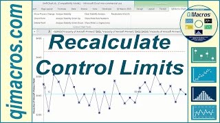 Recalculate Control Limits UCLLCL on a Control Chart [upl. by Tsan]