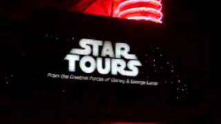 Disneyland TL Star Tours Marquee amp Neon Night CLIP 092006 [upl. by Sergias]