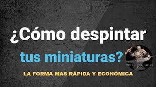 ⚠️Cómo DESPINTAR tus MINIS de la forma más RÁPIDA Y ECONÓMICA⚠️ How to Remove Paint in Miniatures⚠️ [upl. by Llerraj]