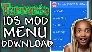 How to get a mod menu for Terraria mobile on iOS [upl. by Aldwon]