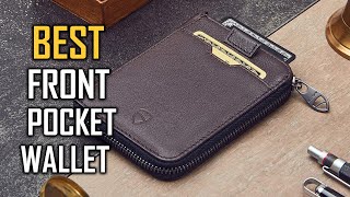 5 Best Front Pocket Wallets Review in 2023  Thin Minimalist Men’s Wallets With ID Credit Card Slot [upl. by Leeda]