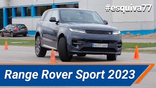 Range Rover Sport P510e 2023  Maniobra de esquiva moose test y eslalon  km77com [upl. by Wall]