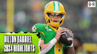 Dillon Gabriel Top Plays of the 2024 College Football Season [upl. by Girard443]