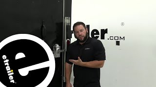 etrailer  Feature Review Blaylock Door Lock for Enclosed Trailers [upl. by Beck]